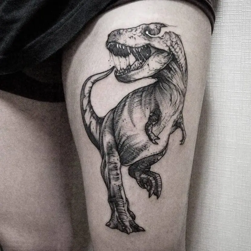 Tatuajes de dinosaurios, Tiranosaurio Rex